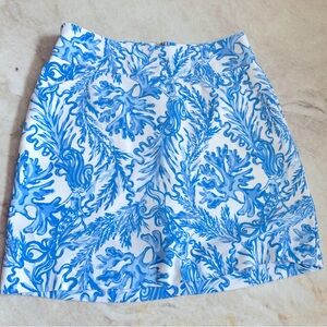 Lilly Pulitzer Jonas Skort in resort white Aqua Lounge